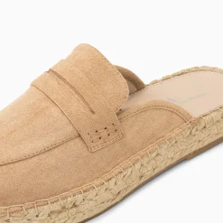 Vanessa Wu Mules Claudie Beiges A Semelle Espadrille Outlet