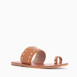 Vanessa Wu Mules Cloutees Laeticia Camel A Passe-Pouce Best