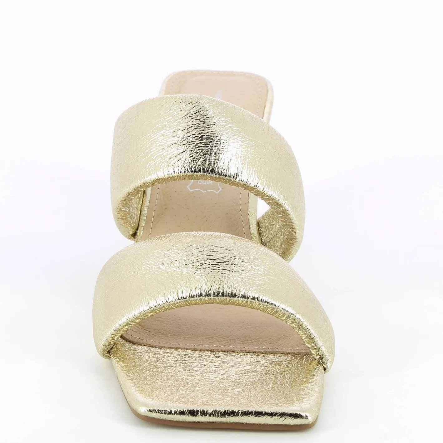 Vanessa Wu Mules Elia Or A Brides Rembourrees Discount