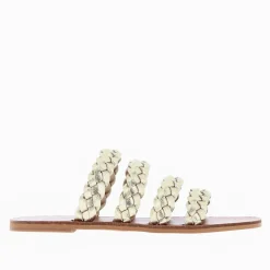 Vanessa Wu Mules Mila A Brides Tressees Or Sale