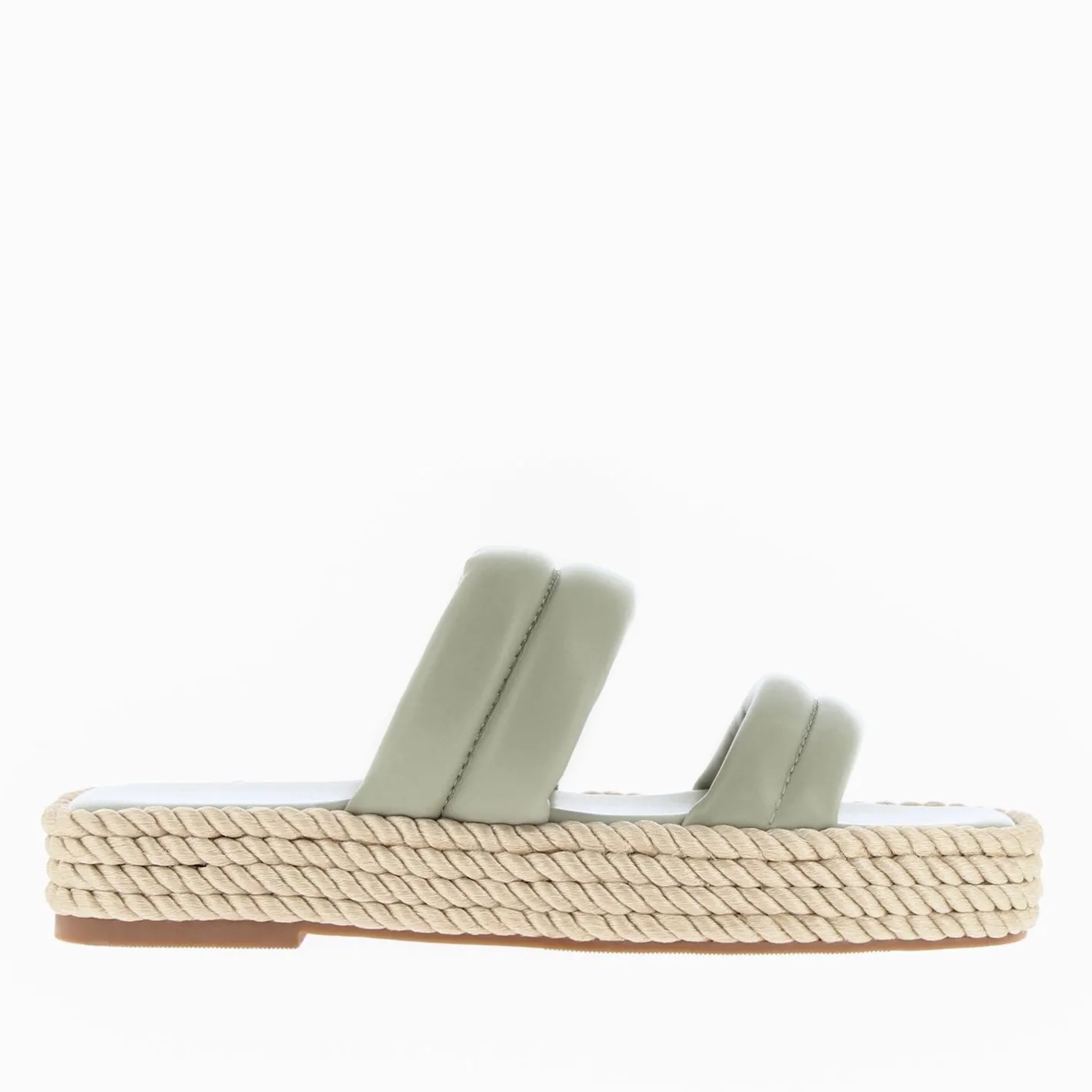 Vanessa Wu Mules Nala Vert Pastel A Plateforme Cordes Best
