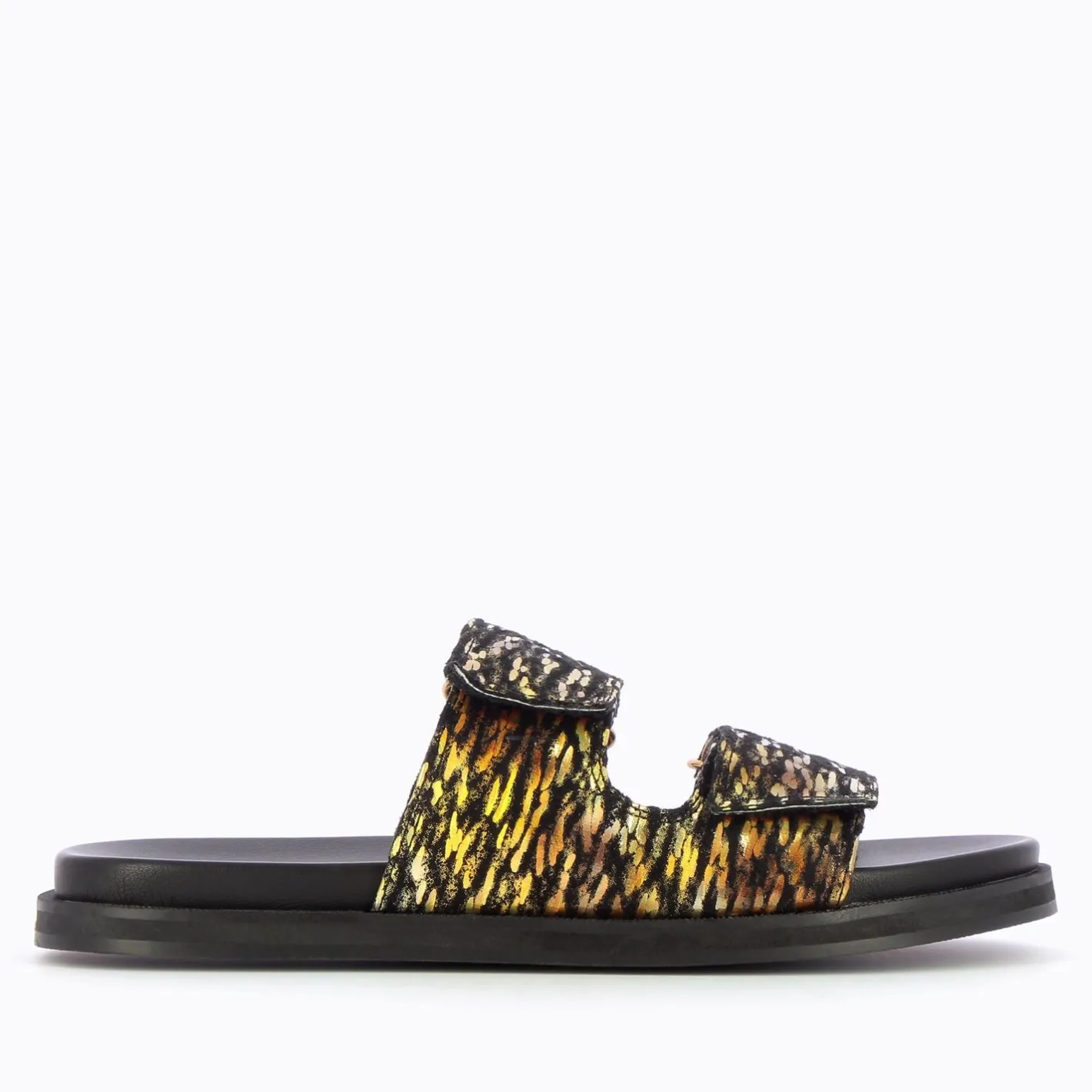 Vanessa Wu Mules Philippine Noir Et Or A Scratchs Online