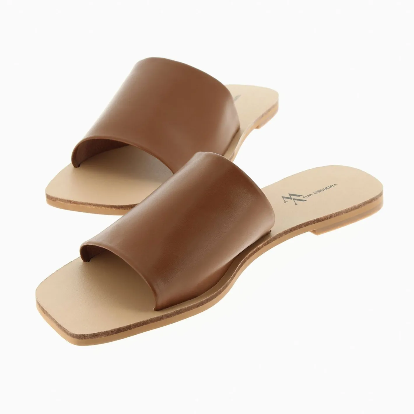 Vanessa Wu Mules Plates Sandra A Large Bride Camel Discount
