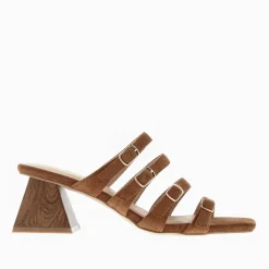 Vanessa Wu Mules Vera Multibrides Cafe A Talon Pyramide Discount