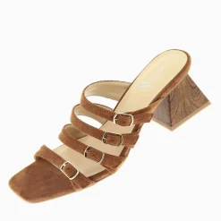 Vanessa Wu Mules Vera Multibrides Cafe A Talon Pyramide Discount