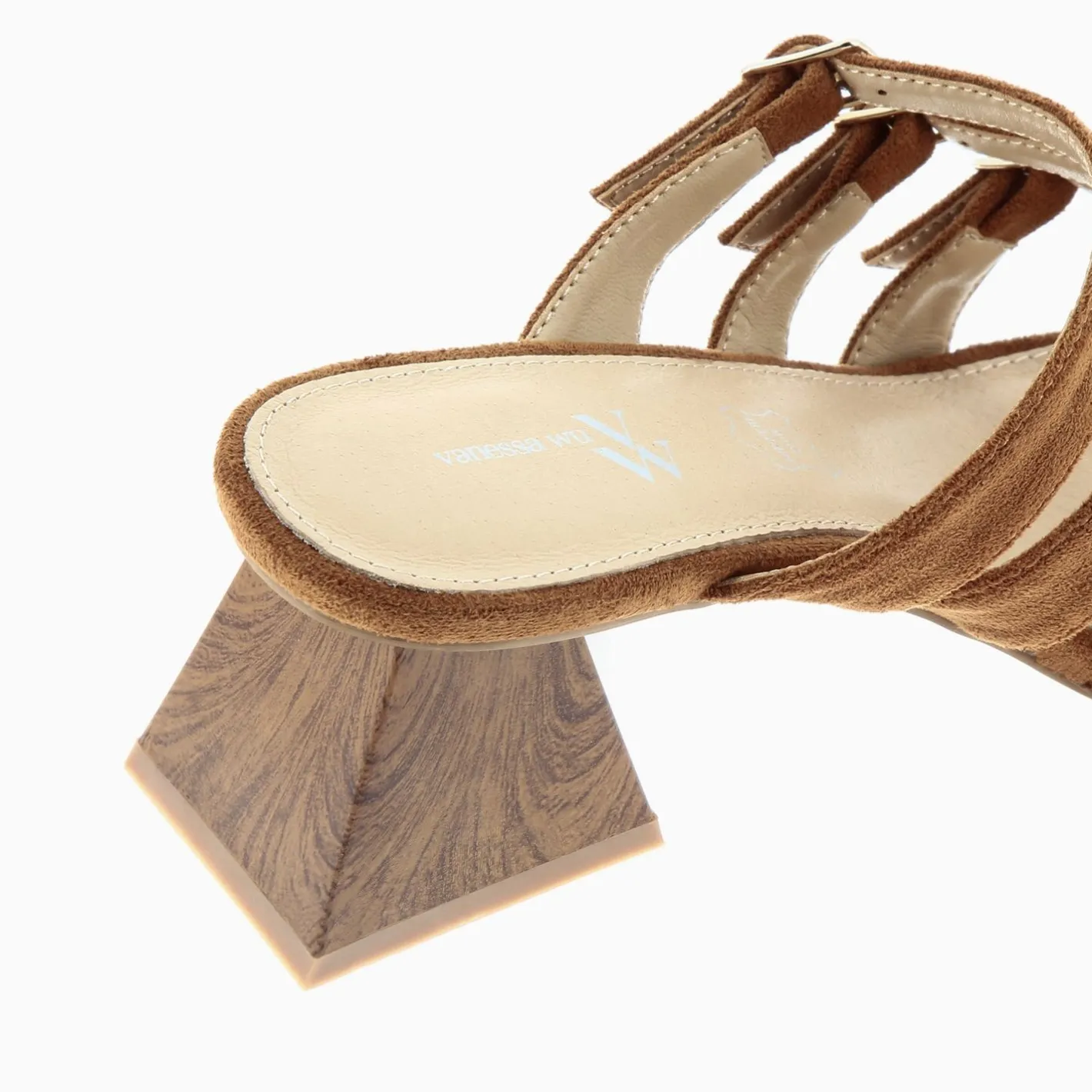 Vanessa Wu Mules Vera Multibrides Cafe A Talon Pyramide Discount