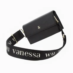 Vanessa Wu Petit Sac Lia Noir A Rabat Clearance