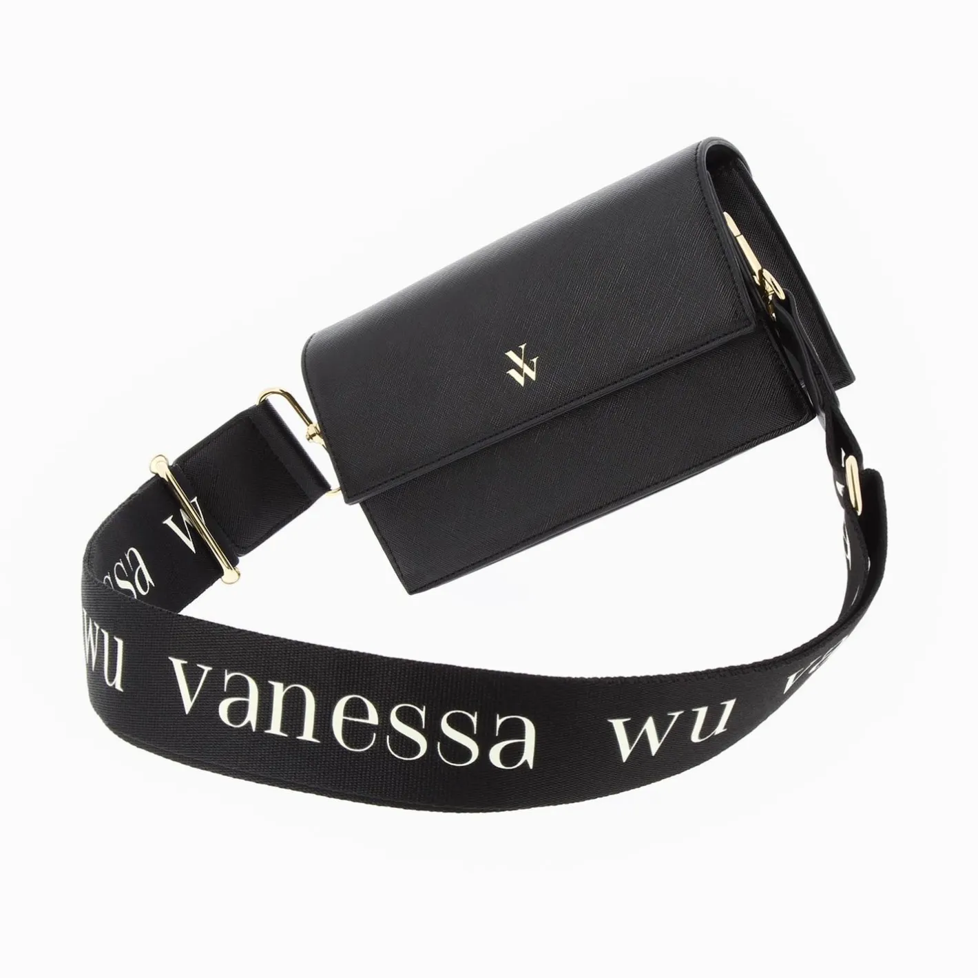 Vanessa Wu Petit Sac Lia Noir A Rabat Clearance