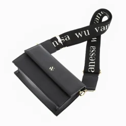 Vanessa Wu Petit Sac Lia Noir A Rabat Clearance