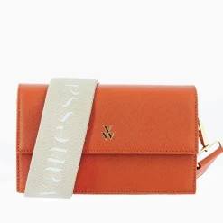 Vanessa Wu Petit Sac Lia Orange A Rabat Hot