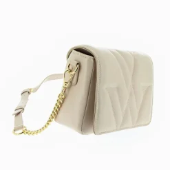 Vanessa Wu Petit Sac Monogramme Annie Beige Matelasse A Rabat