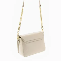 Vanessa Wu Petit Sac Monogramme Annie Beige Matelasse A Rabat