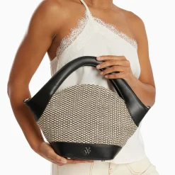 Vanessa Wu Petit Sac Panier Juliane Noir Discount