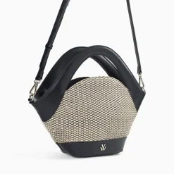 Vanessa Wu Petit Sac Panier Juliane Noir Discount