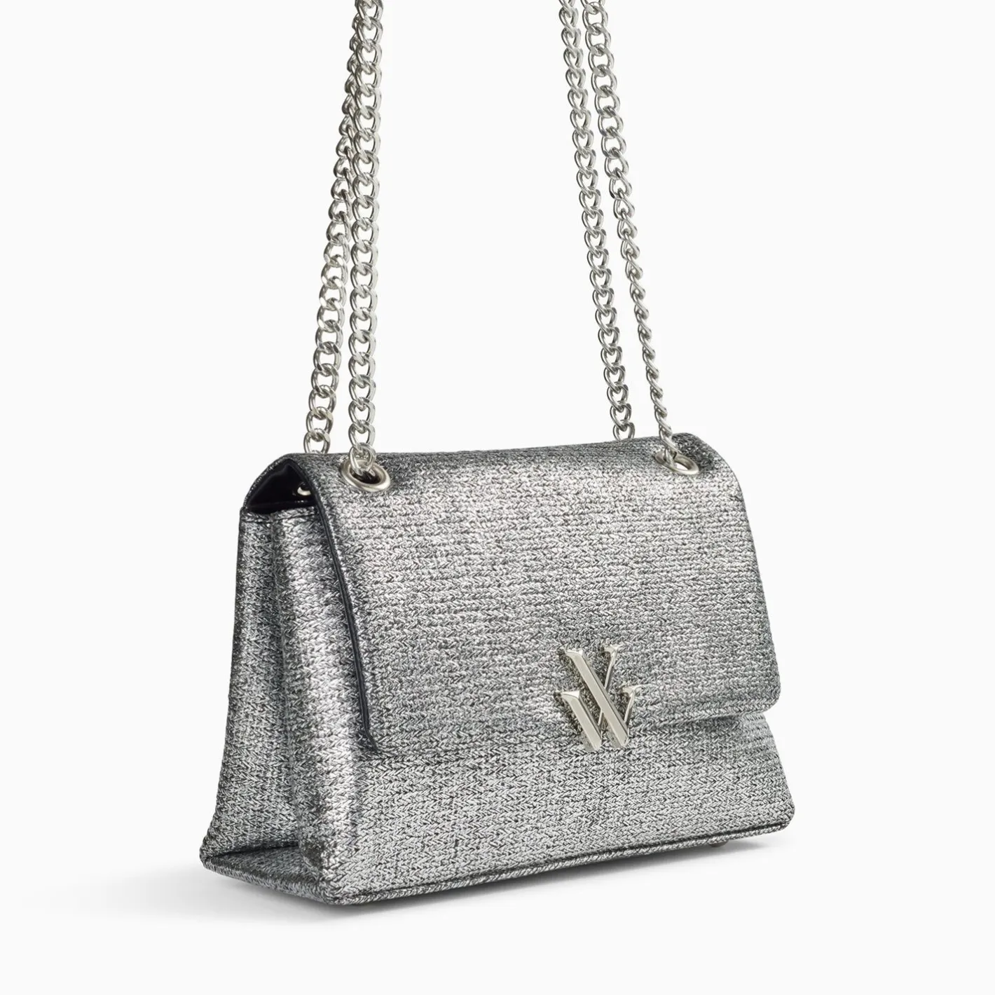 Vanessa Wu Sac A Main Naomi Argent A Chaine Online