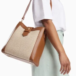 Vanessa Wu Sac Bourse Carmen Camel Discount