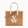 Vanessa Wu Sac Cabas Luba Camel Et Beige En Fausse Fourrure Hot