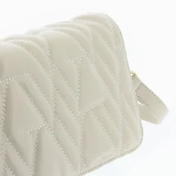 Vanessa Wu Sac Matelasse Noelie Monogrammes Beige Online