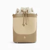 Vanessa Wu Sac Seau Maryline Taupe En Raphia Tresse