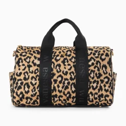 Vanessa Wu Sac Week-End Bianca Leopard Online