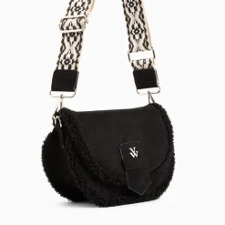 Vanessa Wu Sacoche Bandouliere Liliana Noire A Rabat Outlet
