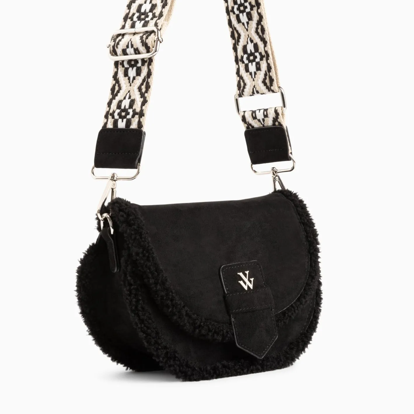 Vanessa Wu Sacoche Bandouliere Liliana Noire A Rabat Outlet