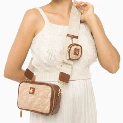 Vanessa Wu Sacoche Eryn Marron A Mini Pochette