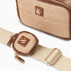 Vanessa Wu Sacoche Eryn Marron A Mini Pochette