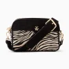 Vanessa Wu Sacoche Manelle Noir Et Zebre New