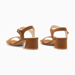 Vanessa Wu Sandales A Talon Laurie Camel New