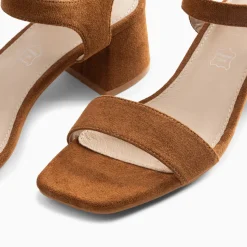 Vanessa Wu Sandales A Talon Laurie Camel New