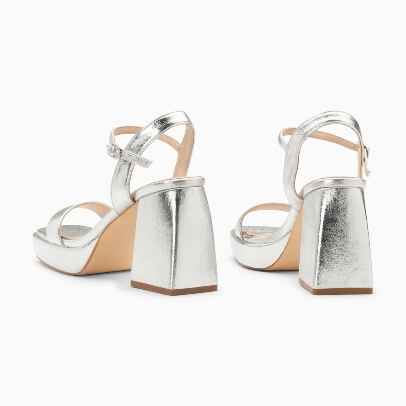Vanessa Wu Sandales A Talon Martha Argent Outlet