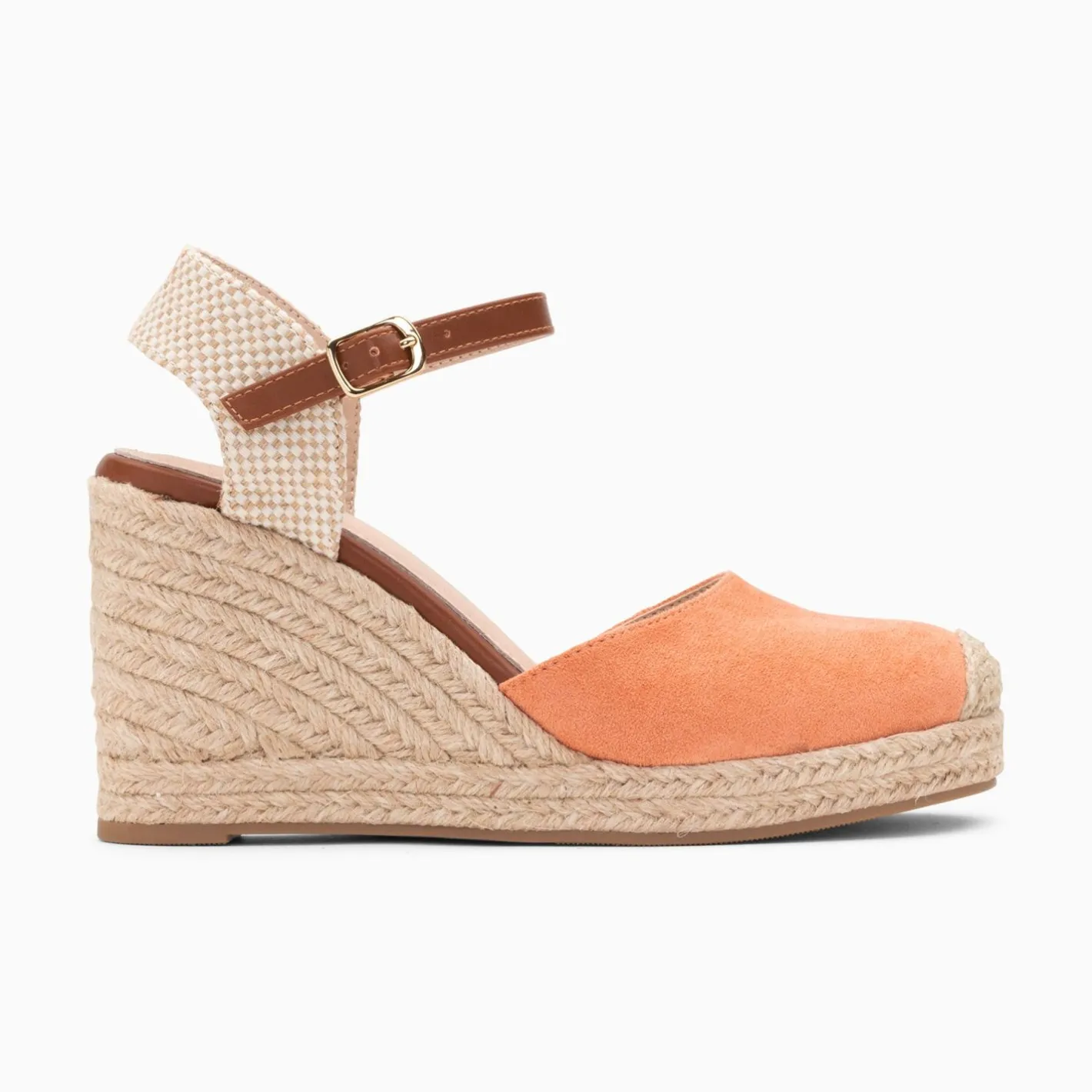 Vanessa Wu Sandales Compensees Mariana Corail