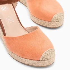 Vanessa Wu Sandales Compensees Mariana Corail