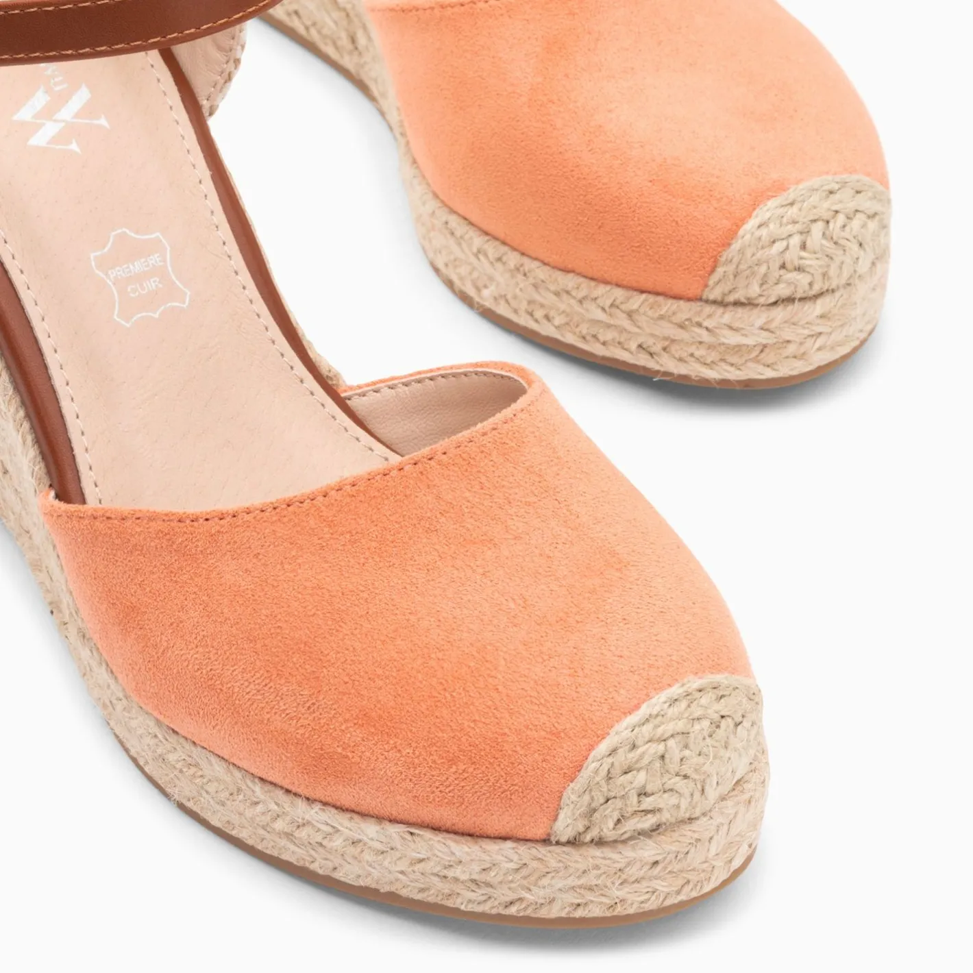 Vanessa Wu Sandales Compensees Mariana Corail