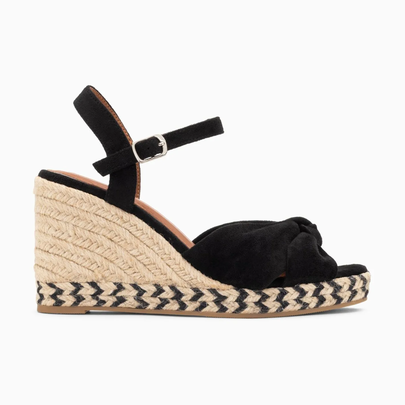 Vanessa Wu Sandales Compensees Nouees Celine Noires Discount