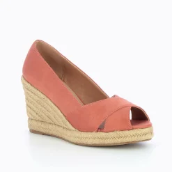 Vanessa Wu Sandales Compensees Peep-Toe Milena Brique Best