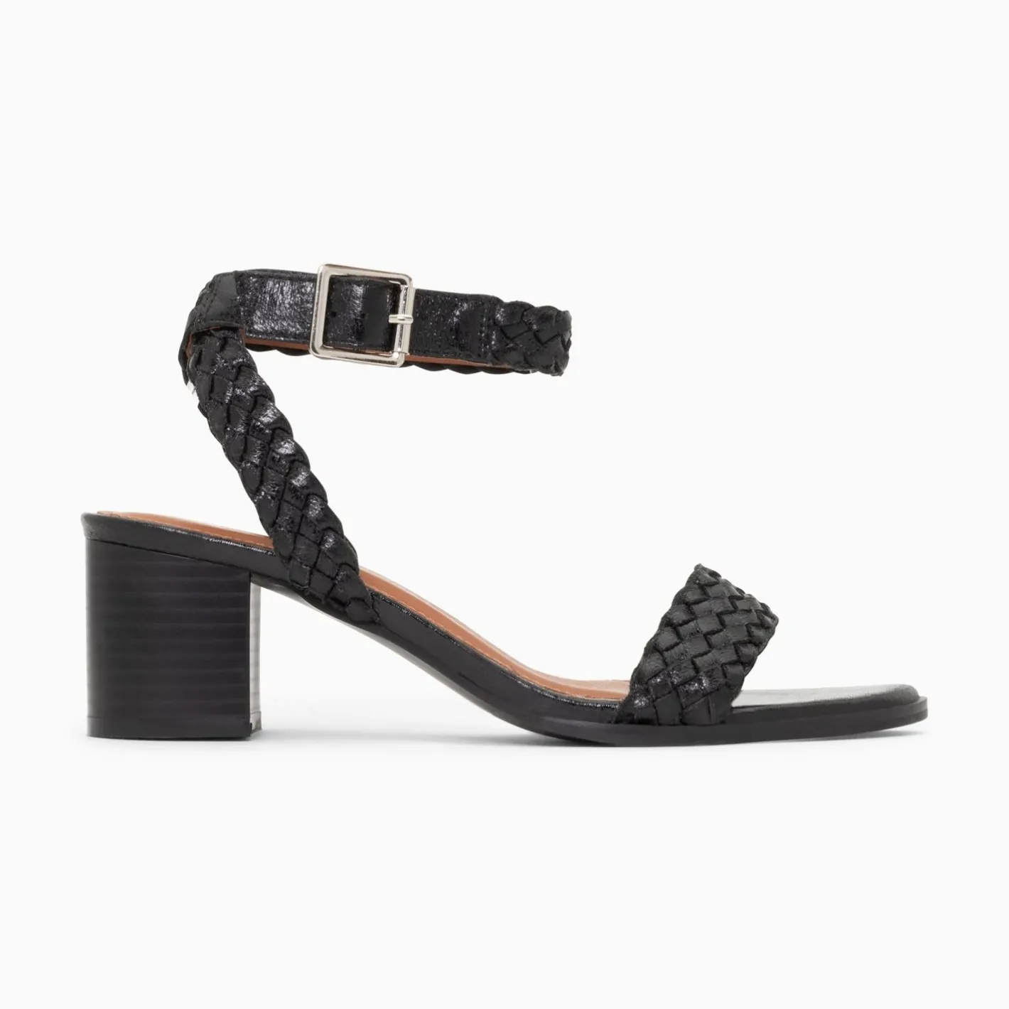 Vanessa Wu Sandales Eugenie Noires A Brides Tressees Best