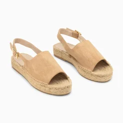 Vanessa Wu Sandales Marjolaine Beiges A Semelle Espadrille Sale