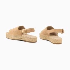 Vanessa Wu Sandales Marjolaine Beiges A Semelle Espadrille Sale