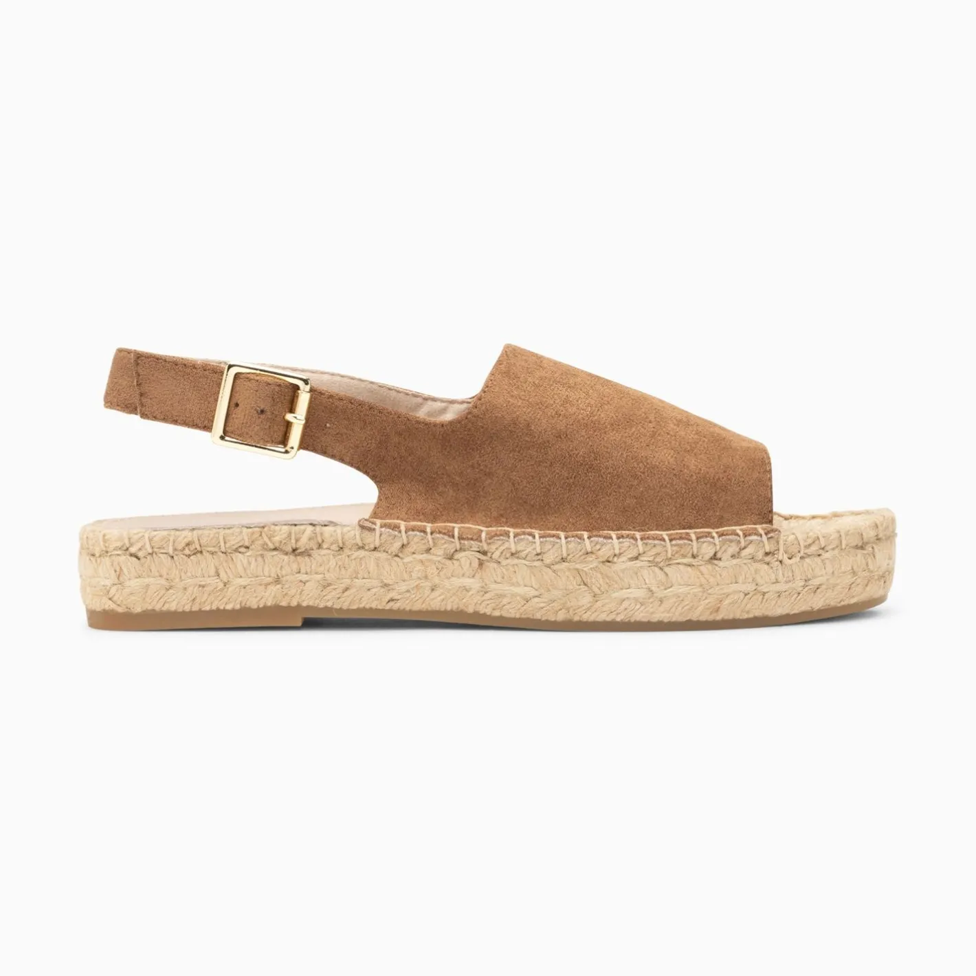 Vanessa Wu Sandales Marjolaine Noisette A Semelle Espadrille Online