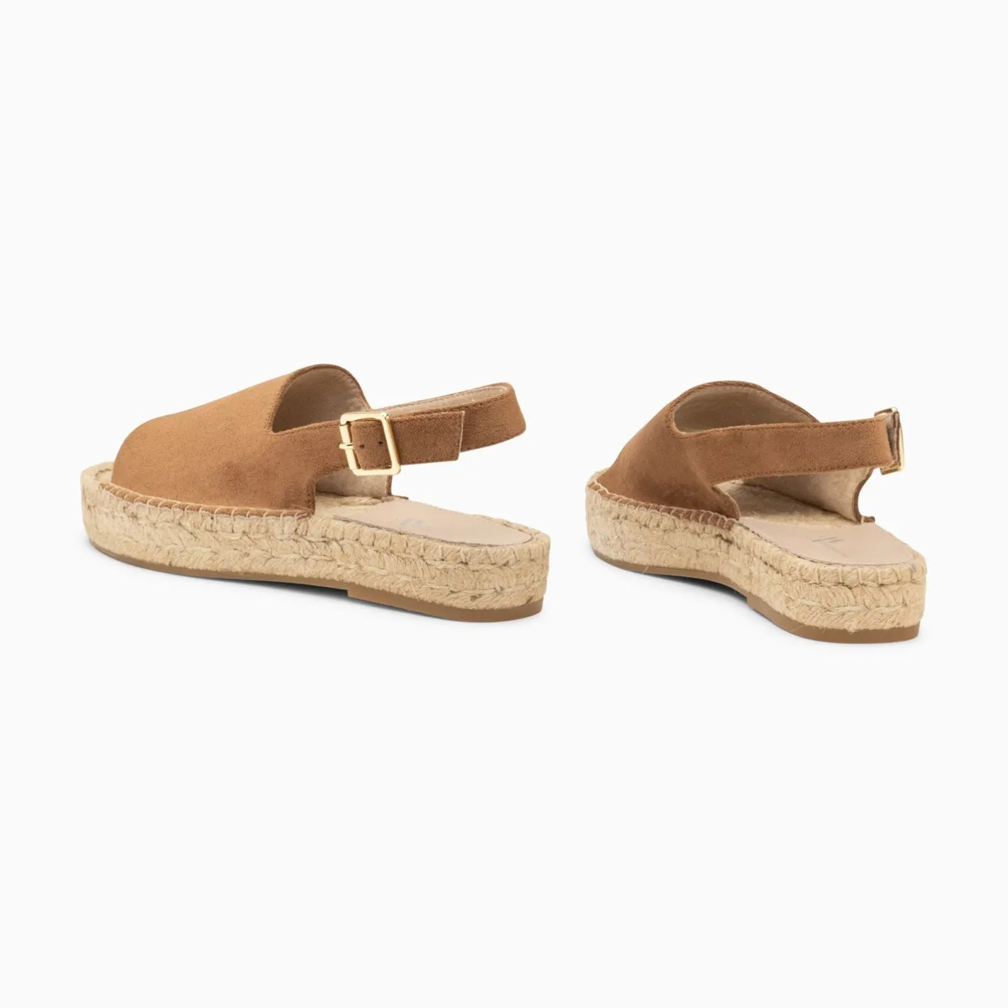 Vanessa Wu Sandales Marjolaine Noisette A Semelle Espadrille Online