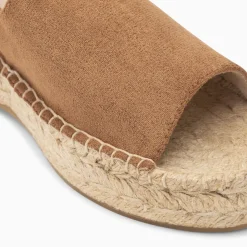Vanessa Wu Sandales Marjolaine Noisette A Semelle Espadrille Online