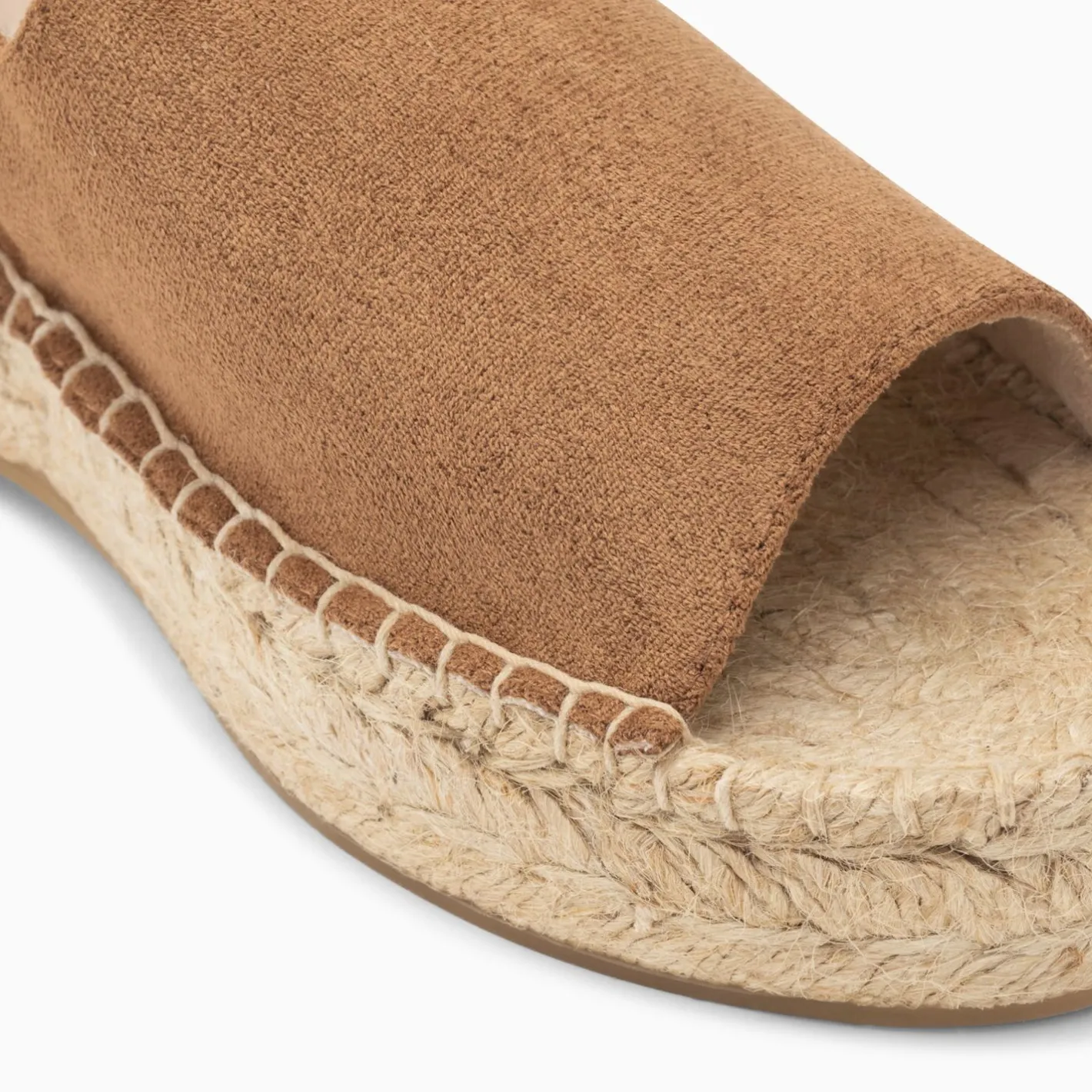 Vanessa Wu Sandales Marjolaine Noisette A Semelle Espadrille Online