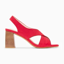 Vanessa Wu Sandales Maxinne Framboise A Brides Croisees Et Talon Haut Online