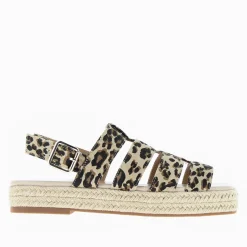 Vanessa Wu Sandales Plateformes Leila A Brides Leopard Sale