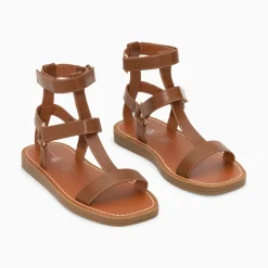 Vanessa Wu Sandales Plates Assia Camel A Scratchs Best