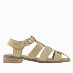 Vanessa Wu Sandales Plates Noella Beiges Style Pecheur Hot