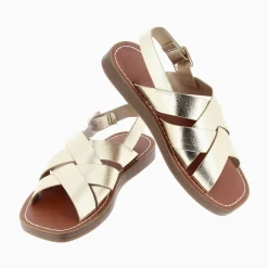 Vanessa Wu Sandales Terry Or A Brides Croisees Online
