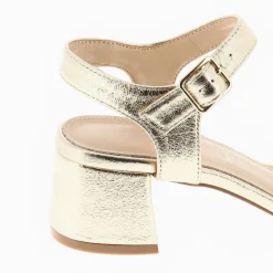 Vanessa Wu Sandales Veronica Or A Bride En Mesh Beige Clearance